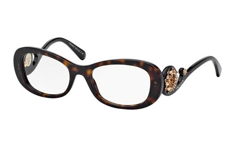 prada baroque eyeglass frames.